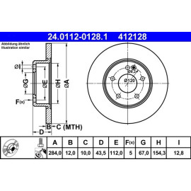 Bremsscheibe 24.0112-0128.1