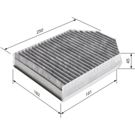 BOSCH 1 987 435 509 Innenraumfilter BOSCH 1 987 435 509 Innenraumfilter