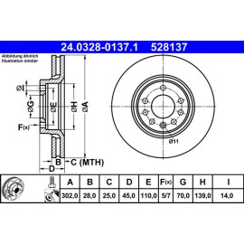 Bremsscheibe 24.0328-0137.1