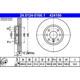 Bremsscheibe 24.0124-0166.1