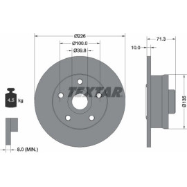 Bremsscheibe 92153800 Bremsscheibe 92153800