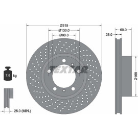Bremsscheibe 92279905