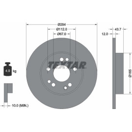 Bremsscheibe 92031803 Bremsscheibe 92031803