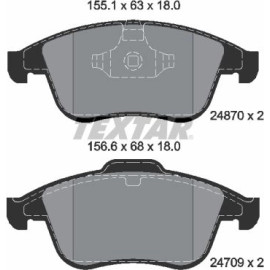 Bremsbelagsatz, Scheibenbremse 2487001 Bremsbelagsatz, Scheibenbremse 2487001