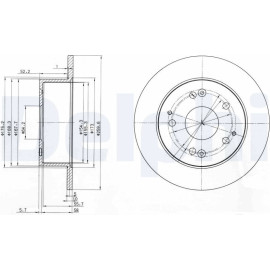 Bremsscheibe BG3745