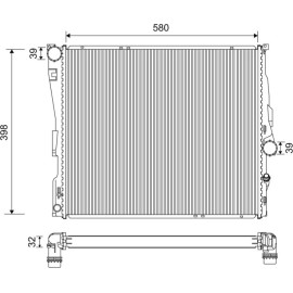 Kühler, Motorkühlung 701200