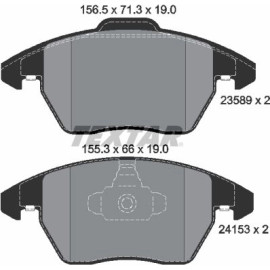 Bremsbelagsatz, Scheibenbremse 2358901