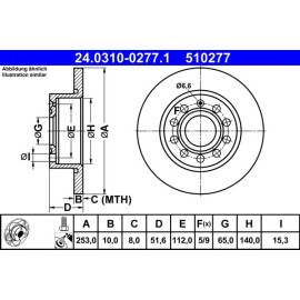Bremsscheibe 24.0310-0277.1