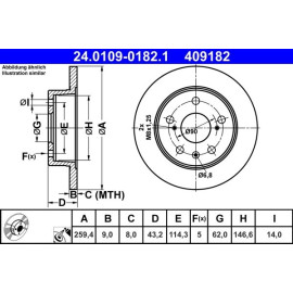 Bremsscheibe 24.0109-0182.1