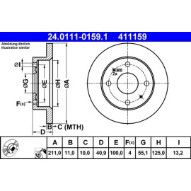 Bremsscheibe 24.0111-0159.1
