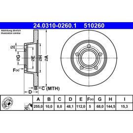 Bremsscheibe 24.0310-0260.1