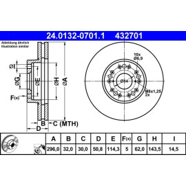 Bremsscheibe 24.0132-0701.1