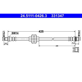 Bremsschlauch 24.5111-0426.3