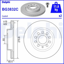 Bremsscheibe BG3832C Bremsscheibe BG3832C