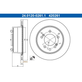 Bremsscheibe 24.0120-0261.1