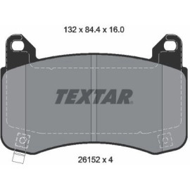 Textar 2615201 Bremsbelagsatz, Scheibenbremse Q+ Textar 2615201 Bremsbelagsatz, Scheibenbremse Q+