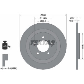 Bremsscheibe 92239203 Bremsscheibe 92239203