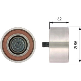 Umlenk-/Führungsrolle, Zahnriemen T42141