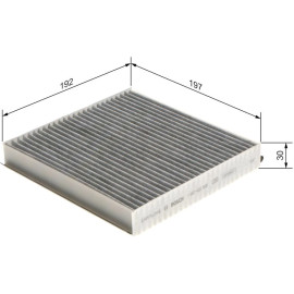 BOSCH 1 987 432 568 Innenraumfilter BOSCH 1 987 432 568 Innenraumfilter