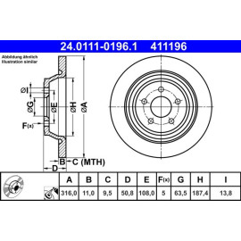 Bremsscheibe 24.0111-0196.1