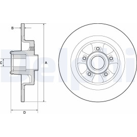 Bremsscheibe BG9133RS Bremsscheibe BG9133RS