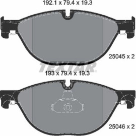 Bremsbelagsatz, Scheibenbremse 2504501