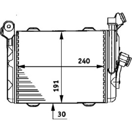 Ölkühler, Motoröl CLC 33 000P