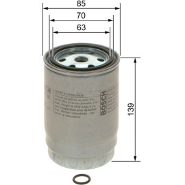 Kraftstofffilter F 026 402 255