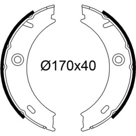 Valeo 564289 Bremsbackensatz Valeo 564289 Bremsbackensatz