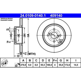 Bremsscheibe 24.0109-0140.1