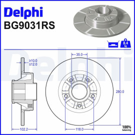 Bremsscheibe BG9031RS