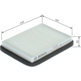 BOSCH 1 987 435 052 Innenraumfilter BOSCH 1 987 435 052 Innenraumfilter
