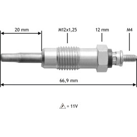 Glühkerze 345111 Glühkerze 345111