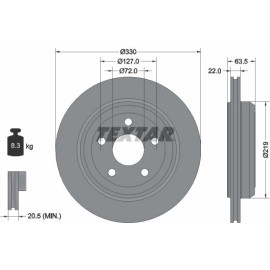 Bremsscheibe 92273403 Bremsscheibe 92273403