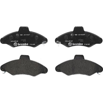 Brembo P 24 045 Bremsbelagsatz, Scheibenbremse PRIME LINE