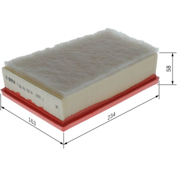 BOSCH F 026 400 738 Luftfilter BOSCH F 026 400 738 Luftfilter