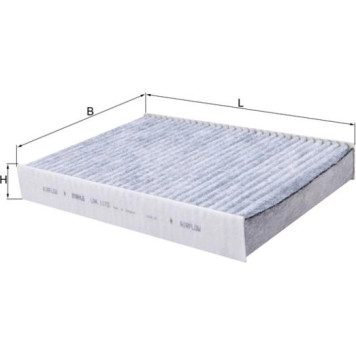 KNECHT LAK 1173 Innenraumfilter Aktivkohlefilter KNECHT LAK 1173 Innenraumfilter Aktivkohlefilter