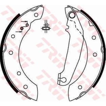 TRW GS6233 Bremsbackensatz TRW GS6233 Bremsbackensatz