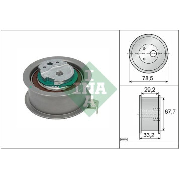INA 531 0927 10 Spannrolle, Zahnriemen