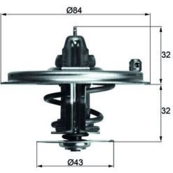 Mahle TX 36 80D Thermostat, Kühlmittel BEHR