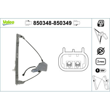 Valeo 850348 Fensterheber Valeo 850348 Fensterheber