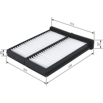 BOSCH 1 987 432 086 Innenraumfilter BOSCH 1 987 432 086 Innenraumfilter