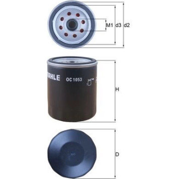 Knecht OC 1053 Ölfilter Knecht OC 1053 Ölfilter