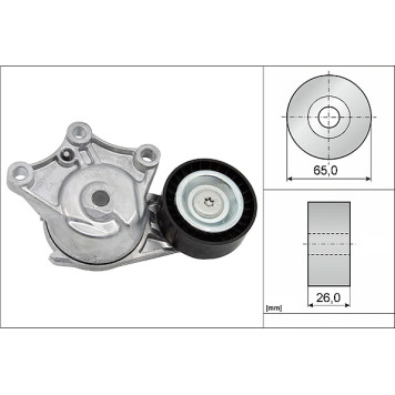 INA 534 0428 10 Spannarm, Keilrippenriemen INA 534 0428 10 Spannarm, Keilrippenriemen