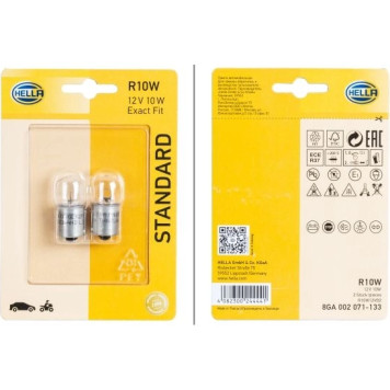 4x Hella 8GA 002 071-133 Glühlampe, Blinkleuchte STANDARD 4x Hella 8GA 002 071-133 Glühlampe, Blinkleuchte STANDARD