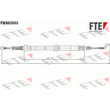 FTE 9250058 Seilzug, Feststellbremse