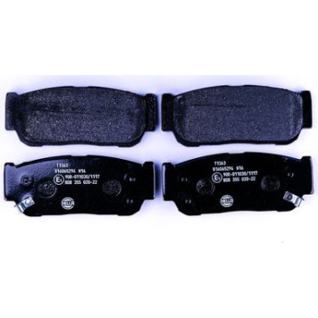 Hella 8DB 355 020-221 Bremsbelagsatz, Scheibenbremse Hella 8DB 355 020-221 Bremsbelagsatz, Scheibenbremse