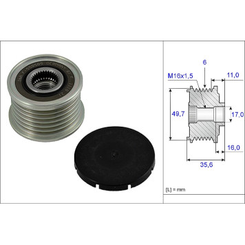 INA 535 0016 10 Generatorfreilauf INA 535 0016 10 Generatorfreilauf