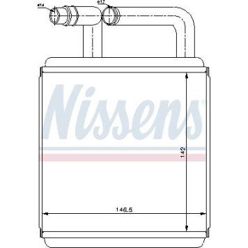 Nissens 77618 Wärmetauscher, Innenraumheizung Nissens 77618 Wärmetauscher, Innenraumheizung