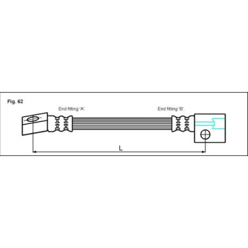 Metzger 4112811 Bremsschlauch